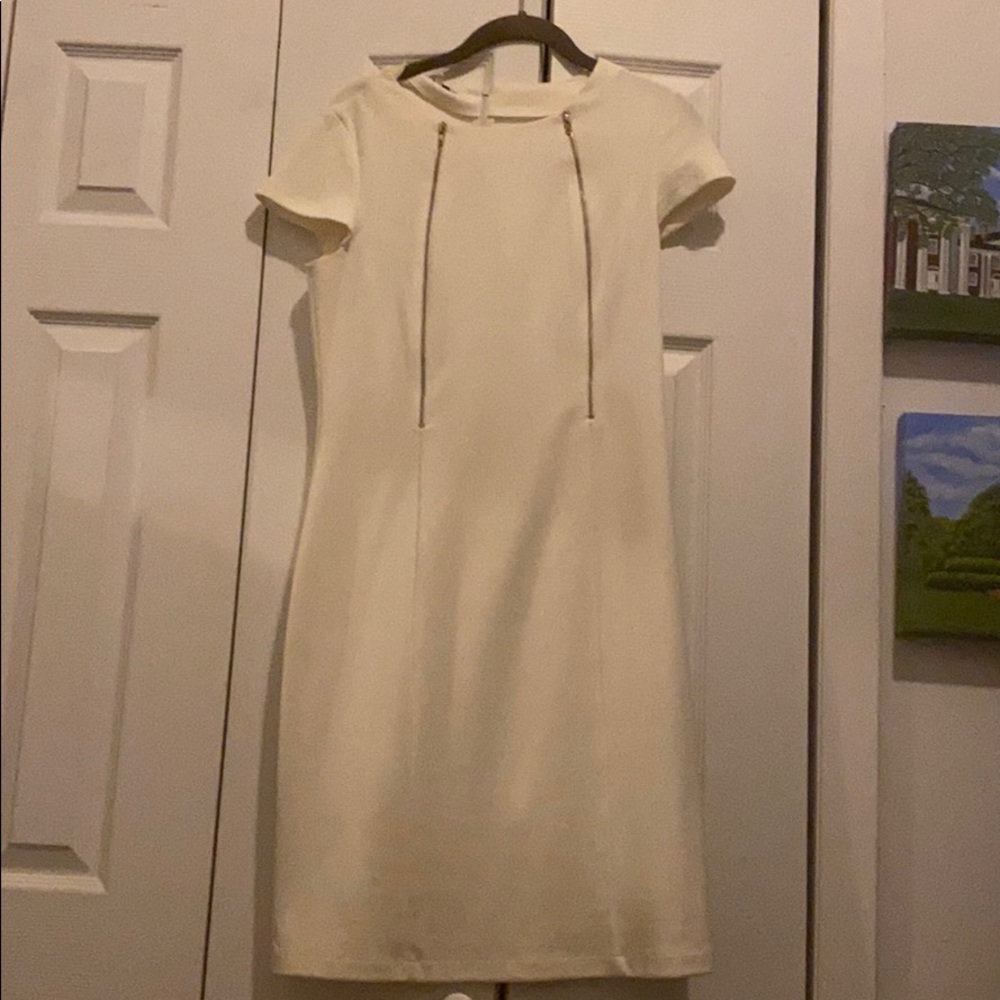 White Work Dress